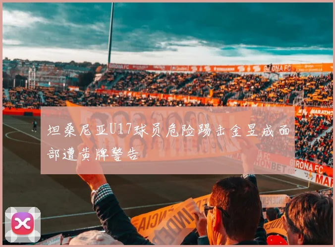 坦桑尼亚U17球员危险踢击金昱成面部遭黄牌警告