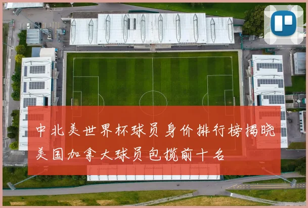 中北美世界杯球员身价排行榜揭晓美国加拿大球员包揽前十名